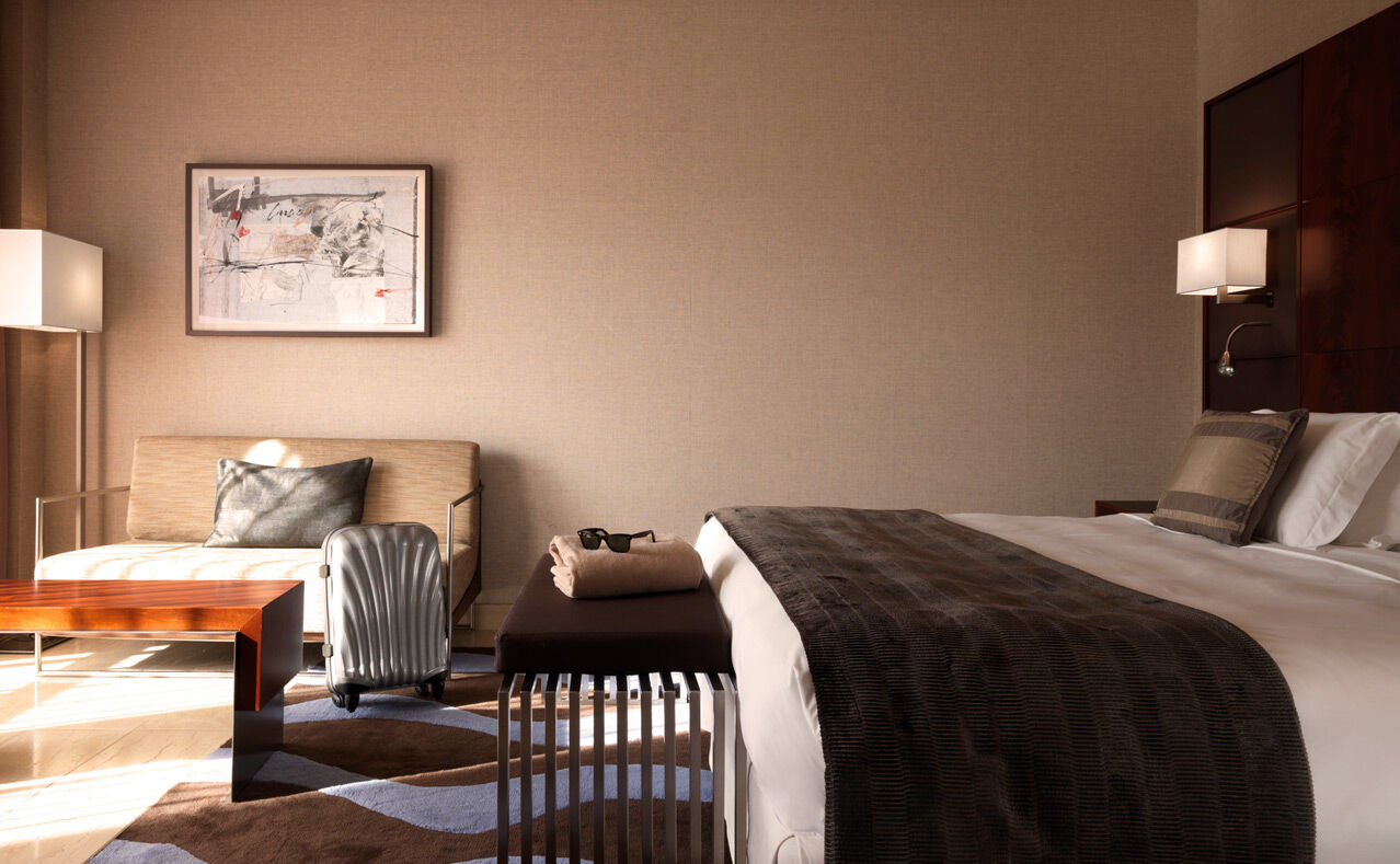 โรงแรมมิรามาร์ บาร์เซโลนา จีแอล ภายนอก รูปภาพ A room at the hotel